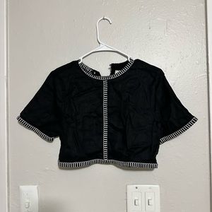 dissh linen crop top